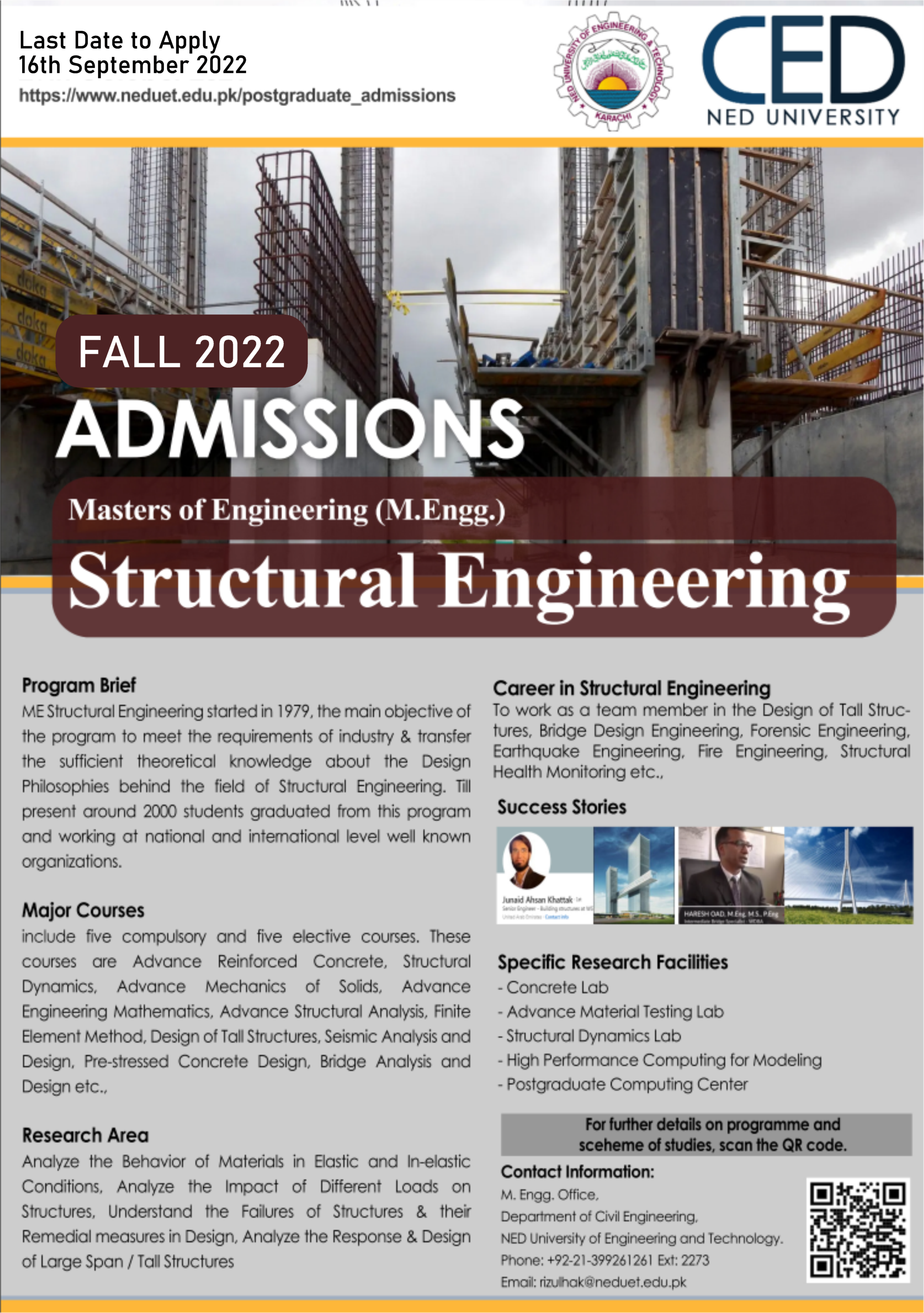 Masters in shop structural engineering